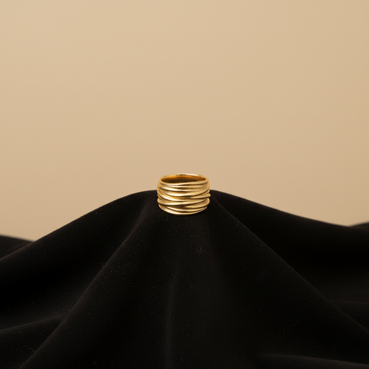 Alma Doré — Anillo Chunky Texturado