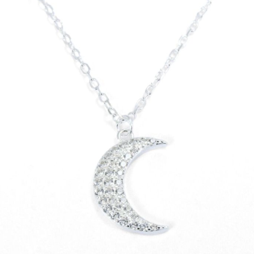 Alma Lunar — Collar Luna Plata 925
