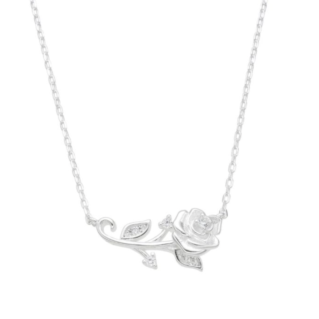 Alma Rosa — Collar de Plata 925