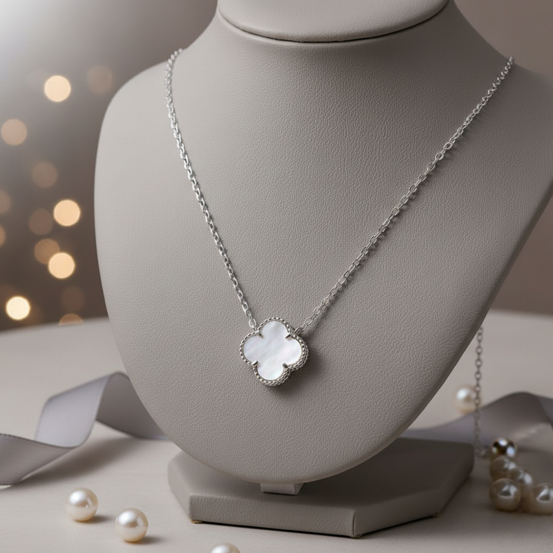Alma Nácar — Flor de Trébol VC Plata 925