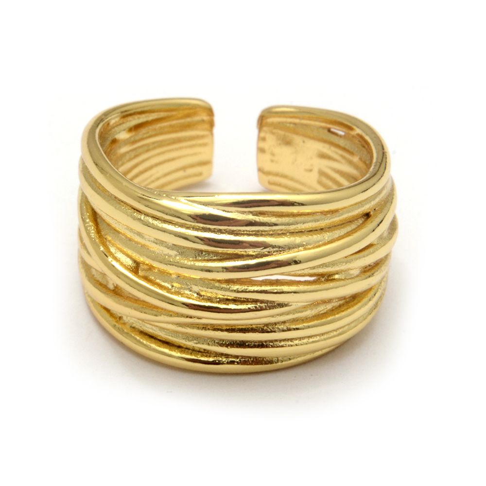 Alma Doré — Anillo Chunky Texturado