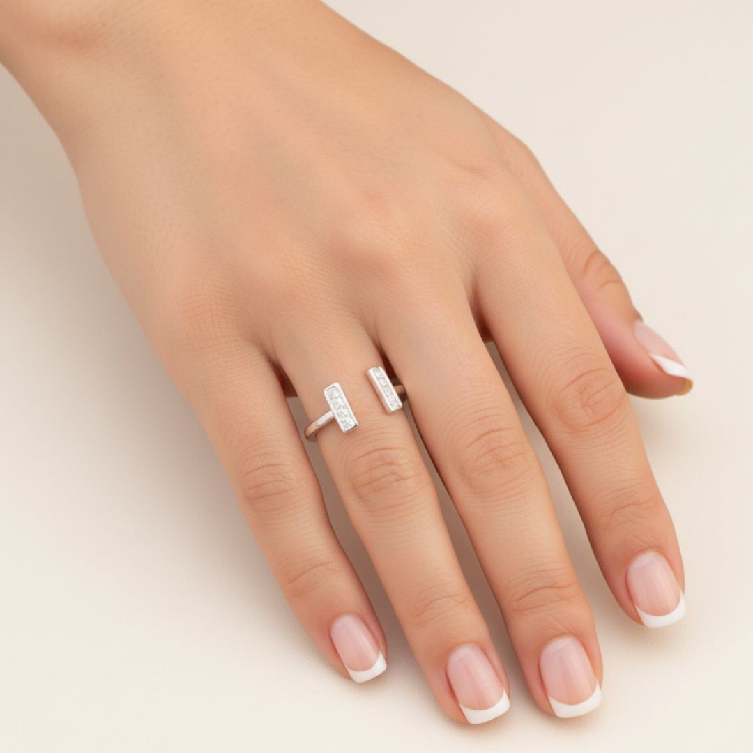 CRYSTAL LINE DUO DOBLE RECTANGULO C/CUBIC