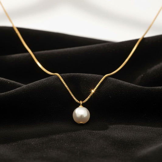 Aura Dorada - Collar Perla