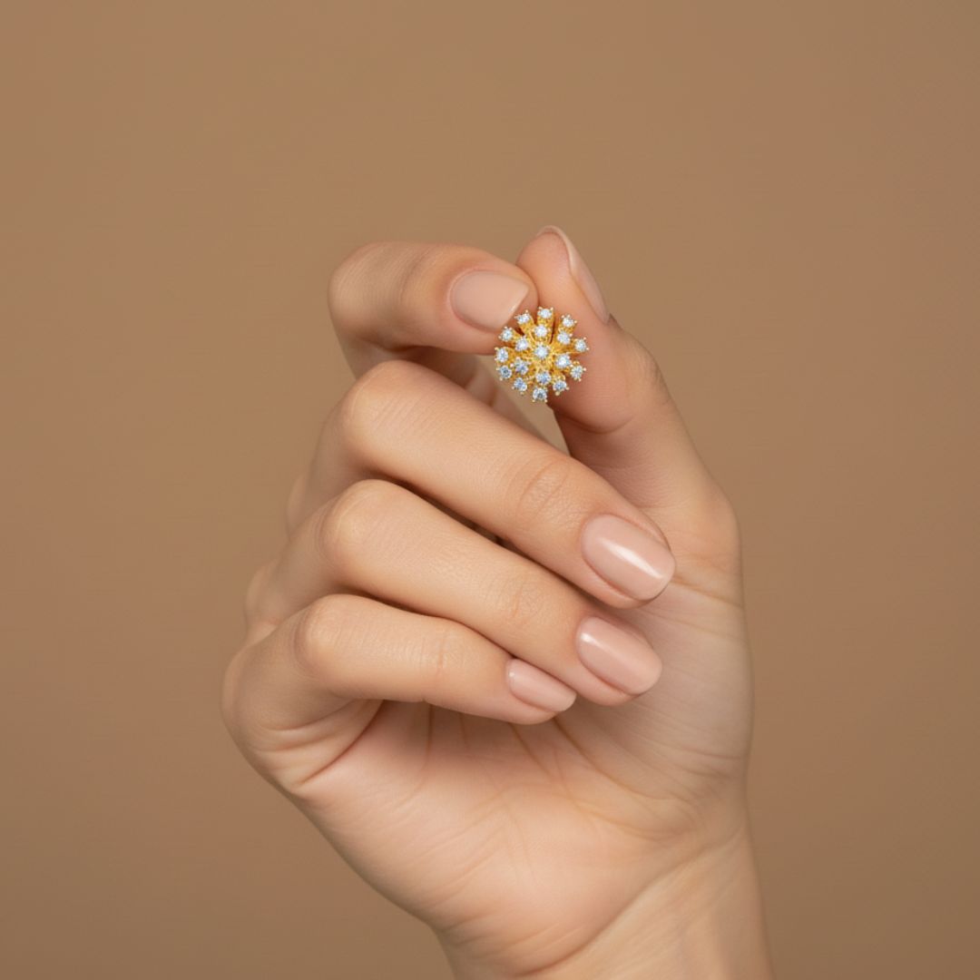 CONSTELACION DORADA AROS 14K