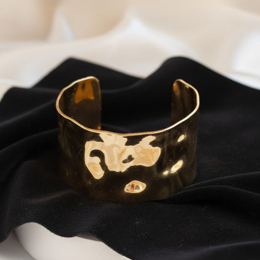 MARTELE ESCLAVA DORADA ANCHA 3.5CM