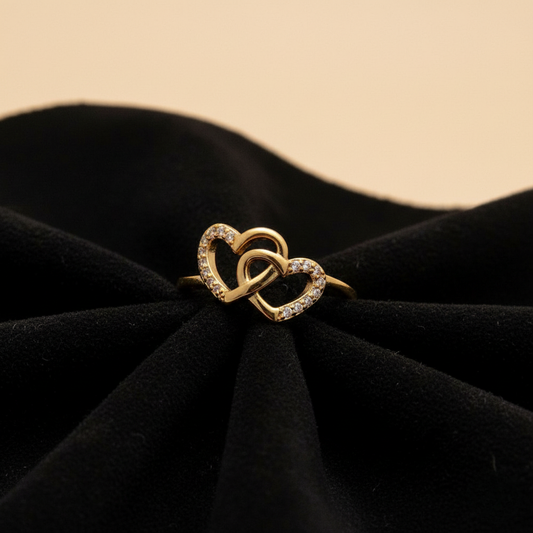 Anillo Éloise Corazon Enlazado